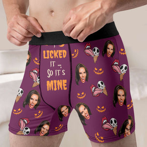 Custom Photo Halloween Gifts For Husband Men's Boxers 01ACDT050824 - Boxer Briefs - GoDuckee