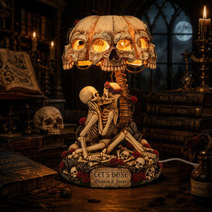 Naughty Couple Skeleton Acrylic Light Box - Personalized Gifts For Couple 04hudt300726
