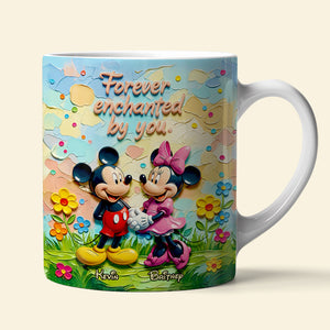 Forever Enchanted Mug Personalized Gifts For Couple 02OHDT180625 - Coffee Mug - GoDuckee