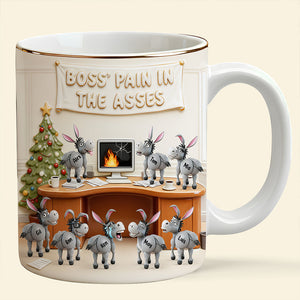 Fun Chaotic Donkey Coworker Mug Personalized Gifts For Boss 02qhdt011125 - Coffee Mug - GoDuckee