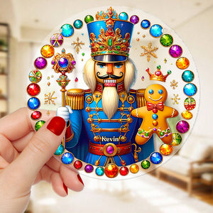 Personalized Gifts Nutcracker With Gingerbread Acrylic Suncatcher Ornament 08ACDT040924 - Ornament - GoDuckee