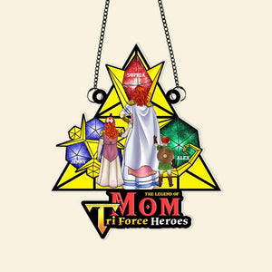 Personalized Gifts For Mom Window Hanging Suncatcher Ornament Mother's Day The Legend Of Mom 02OHMH260225HG - Ornament - GoDuckee