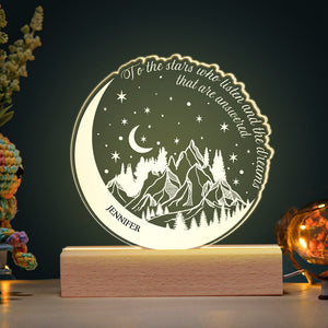 Personalized Gift For Book Lover LED Light To The Stars Who Listen 06NAHN150124 - Led Night Light - GoDuckee