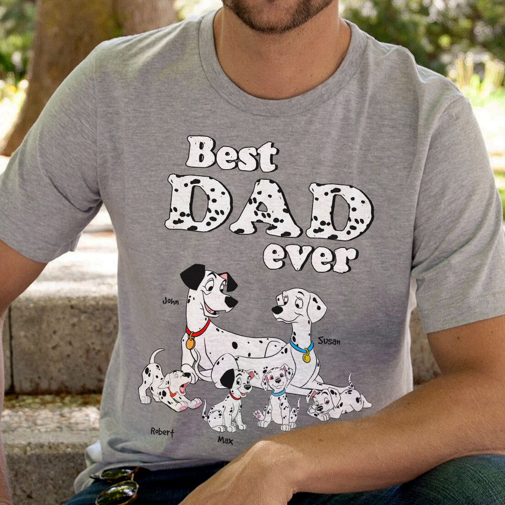 Best Dad Ever Personalized Shirt 03nahn250523 - Shirts - GoDuckee