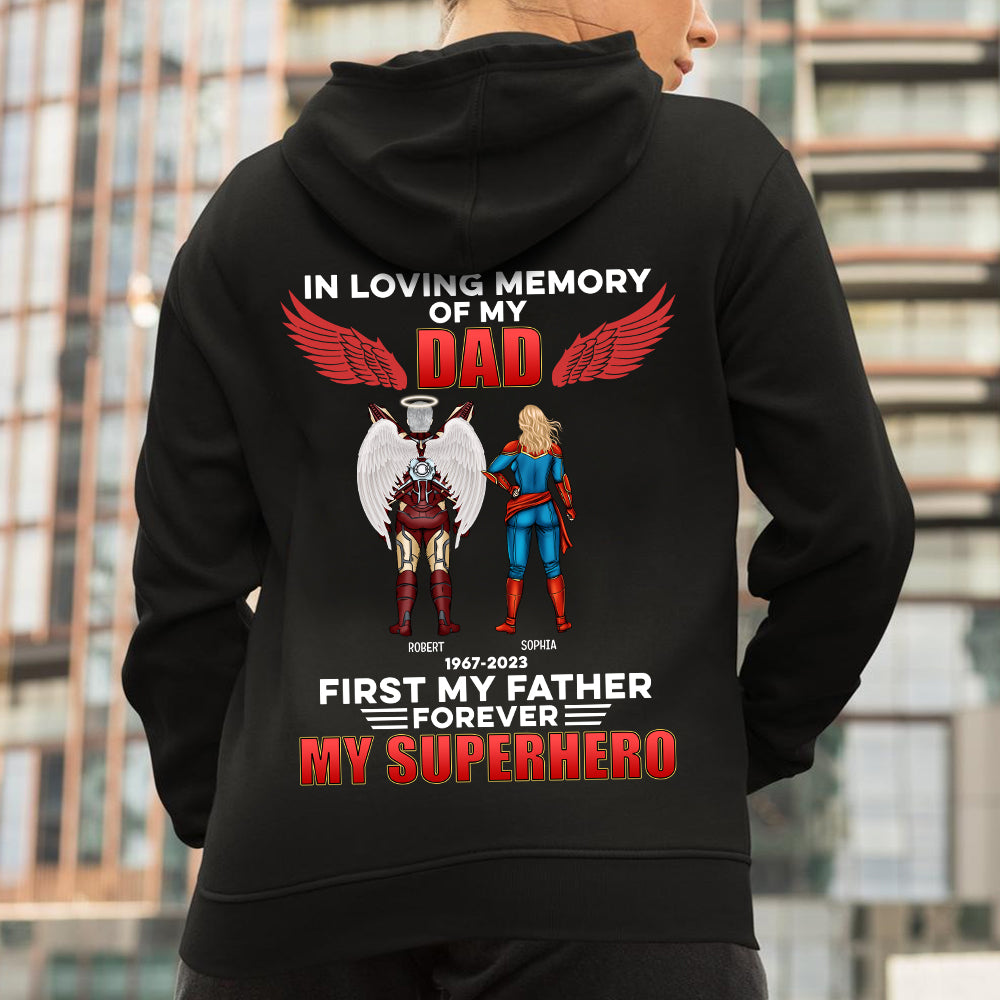 Dad in heaven hoodie new arrivals