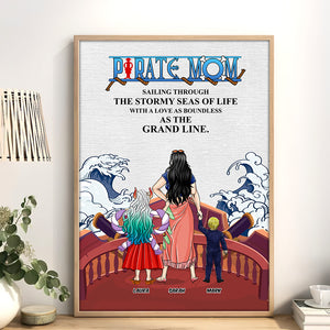 Personalized Gifts For Mom Canvas Print Pirate Mom 031TOTH210324PA - Canvas Print - GoDuckee