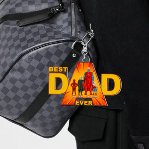 Personalized Gifts For Dad Keychain 02totn140325pa Best Dad Ever - Keychains - GoDuckee