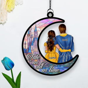 Personalized Gifts For Couple Suncatcher Window Hanging Ornament 02xqqn110624tm - Ornament - GoDuckee
