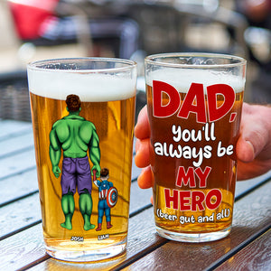 Personalized Gifts For Dad Beer Glass 01qhpu160524pa Father's Day - Drinkware - GoDuckee