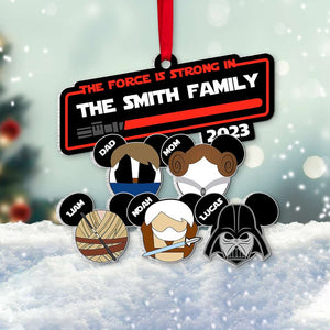 Gifts For Family 02HUDT011123 Personalized Ornament, Tree Ornaments - Ornament - GoDuckee