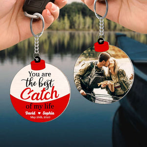 Personalized Fishing Couple Keychain You Are The Best Catch - Keychains - GoDuckee