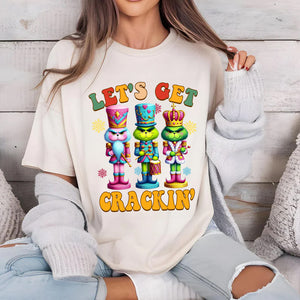 Gifts For Christmas Sweatshirt, Let's Get Crackin' 01KADT011124 - Shirts - GoDuckee