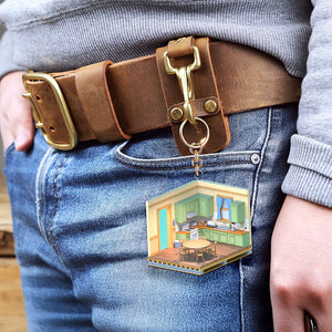 Isometric Room Keychain 01OHQN050225 - Keychains - GoDuckee
