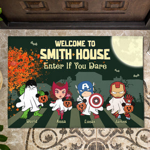 Personalized Gifts For Family Doormat 03xqtn030824 Halloween Boo - Doormat - GoDuckee