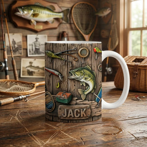 Personalized Gifts For Fishing Lovers Coffee Mug 03tgtn041225 - Coffee Mug - GoDuckee