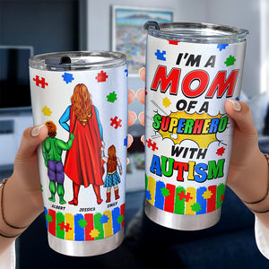 Personalized Gifts For Mom Tumbler 03kaqn240225pa Autism Awareness - Tumbler Cup - GoDuckee