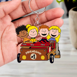 Personalized Gifts For Friends Keychain, Best Friendship 01qhtn100125hh - Keychains - GoDuckee
