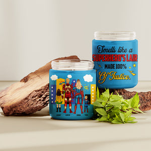 Personalized Gifts For Family Scented Candle Smells Like A Superhero's Lair 04katn290224pa - Scented Candle - GoDuckee