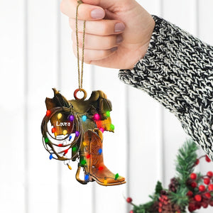 Personalized Gifts For Horse Lovers Christmas Ornament 01OHDT211124 - Ornament - GoDuckee