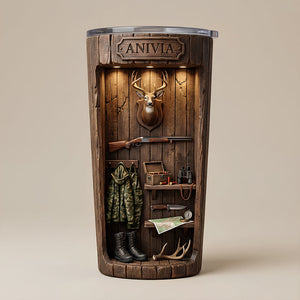 Deer Hunting Tumbler - Personalized Gifts For Hunters 06KIDT301225 - Tumbler Cup - GoDuckee