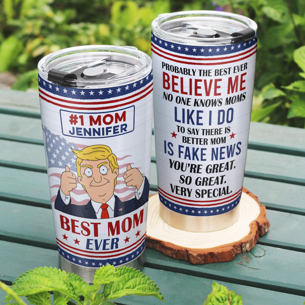 Personalized Gifts For Mom Tumbler, Terrific Mom 03qhqn210225hg - Tumbler Cup - GoDuckee