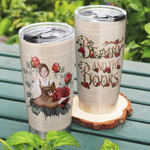 Personalized Gifts For Book Lover Tumbler 01TOQN140324PA - Tumbler Cups - GoDuckee