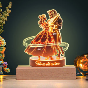 Fairy Tales LED Light Personalized Gifts For Couple 01ohtn190625 - Led Night Light - GoDuckee