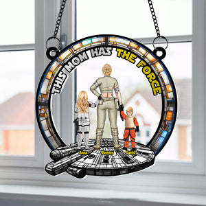 Personalized Gifts For Sci-Fi Mom Suncatcher Ornament 03qhtn130225hhhg - Ornament - GoDuckee