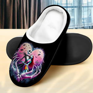 Personalized Gift for Couple, Cartoon Couple Slipper 04TOPU180924 - Shoes - GoDuckee