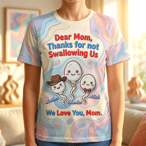 Funny Sperm Shirt - Personalized Gifts For Mom 03NADH060426-Homacus