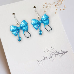 Stethoscope Bow Earrings - Personalized Gifts For Nurses 04PULU270625 - Earrings - GoDuckee