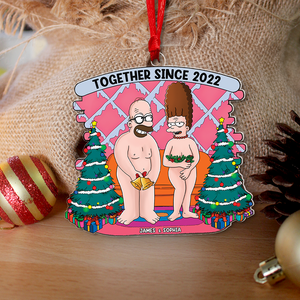 Personalized Gifts For Couple Christmas Ornament Old Couple 03xqpu150724hg - Ornament - GoDuckee