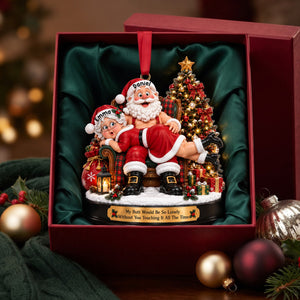 Naughty Lovers Christmas Ornament - Personalized Gifts For Couple 02NALU230926