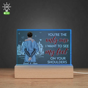 Personalized Gifts For Couple LED Light You're The Only One - Led Night Light - GoDuckee