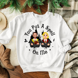 Gift For Wizard Couple, You Put A Spell On Me 2D Shirt 01ACQN300824PA - Shirts - GoDuckee