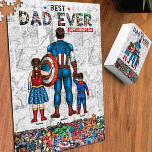 Personalized Gifts For Dad Jigsaw Puzzle 08qhqn060524pa Father's Day Gift - Jigsaw Puzzles - GoDuckee