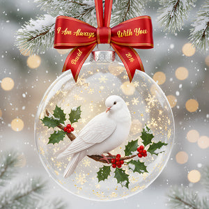 Cardinals From Heaven Christmas Ornament – Personalized Memorial Gifts 02HUDT111025 - Ornament - GoDuckee