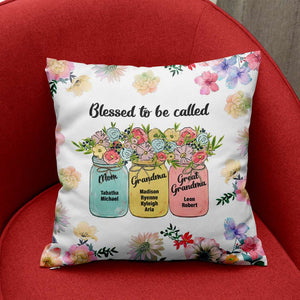 Personalized Gifts For Grandma Pillow Blessed To Be Called 03HUDT050224 - Pillows - GoDuckee