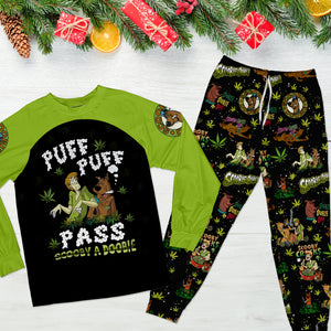 Christmas Gifts For Weed Lovers Pajama Set 151acxx260824 - Pajama Set - GoDuckee