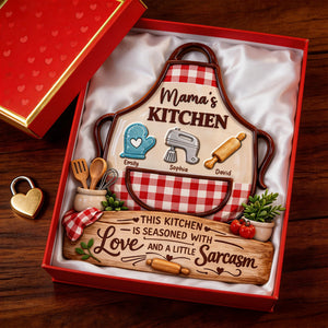Mama's Kitchen Acrylic Plaque - Personalized Gifts For Mom 04TYQN140326 - Shaped Plaques - GoDuckee