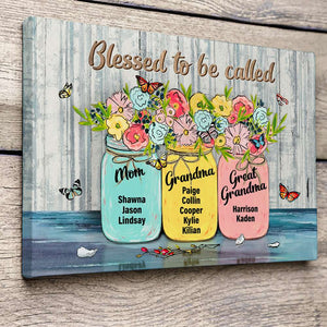 Personalized Gifts For Grandma Canvas Print 02HUDT220324 Mother's Day - Canvas Print - GoDuckee