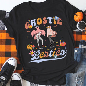 Ghostie Besties Personalized Horror Shirt, Gift For Friend - Shirts - GoDuckee
