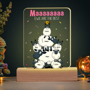 Personalized Gifts For Mom LED Light Maaaaa Ewe Are The Best 02NAHN020324 - Led Lights - GoDuckee