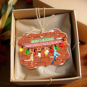 Custom Photo Gifts For Family Christmas Funny Family Medallion Ornament 01OHMH111024 - Ornament - GoDuckee