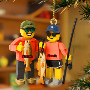 Personalized Gifts For Fishing Lovers, Fishing Custom Photo Acrylic Ornament 04pgmg120925 - Ornament - GoDuckee