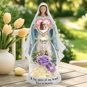 Memorial Acrylic Plaque - Custom Photo Gifts For Heaven 02naqn110625 - Shaped Plaques - GoDuckee