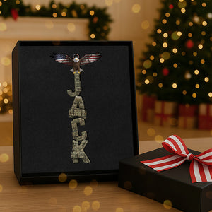 Veteran Alphabet Acrylic Ornament, Personalized Gifts For Christmas 01tgta271025 - Ornament - GoDuckee