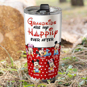 Personalized Gifts For Grandma Tumbler My Happily Ever After 02ohpu150224 - Tumbler Cups - GoDuckee
