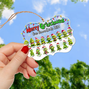 Personalized Gift For Grandparents Christmas Ornament 06ACQN240924 - Ornament - GoDuckee