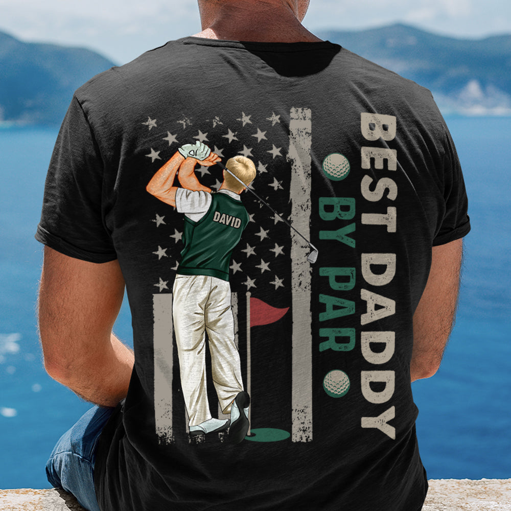 Goduckee Dad's Pit Crew Personalized Shirts, Gift for Father, Grandpa